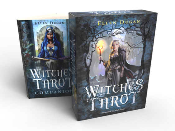 Picture of Witches Tarot Deck and Book by Ellen Dugan and Mark Evans